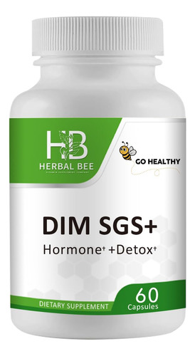 Herbal Bee Dim Sgs+ Cápsulas Naturales Para Hormonas Y Detox