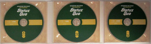 Status Quo - Whatever You Want The Essential Import Eu 3 Cd (Usado)