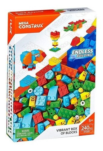 Mega Construx Caja De Bloques (240 Piezas)dyg87