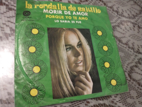 La Rondalla De Saltillo  Morir De Amor  Vinilo Ep 45 Rpm.