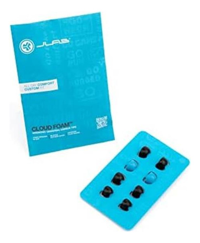 Puntas Mnemónicas Para Auriculares De Espuma Jlab Cloud, 4 Negro.