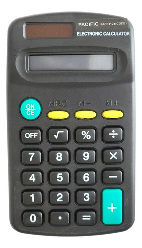 Calculadora Electrónica 8 Dígitos Pac01121 Pacific