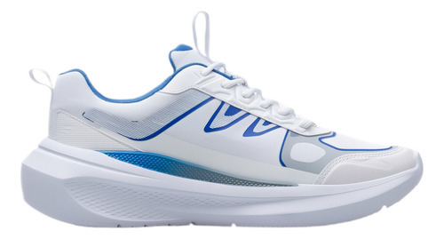 Tenis Preparatoria 0063463ve Textil Rayas Textura Blanco