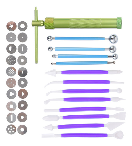 Juego De Herramientas Multifuncionales Para Esculpir Fondant