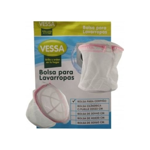 Imagen 3 de 7 de Bolsa Canasta De Red Para Lavado Lenceria Corpiño Lavarropas
