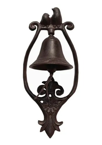 comprar Campana De Hierro Figura Pajaritos