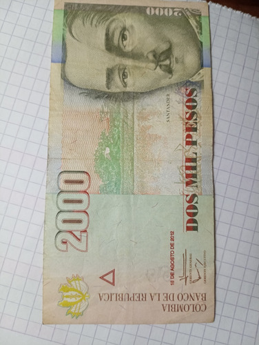 Billete De Dos Mil Pesos