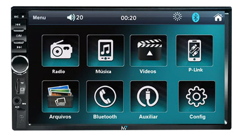 Multimídia New Mp5 Player 7'' Usb Com Espelhamento M7