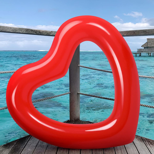 Salvavidas Inflable Corazón Moda 90 Cm Para Alberca