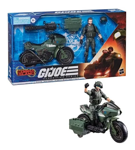 G.i. Joe Classified Alvin Breaker Kibbey With Ram Cycle G.i. Joe Classified Alvin Breaker Kibbey With Ram Cycle