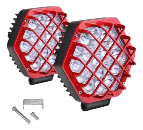 Faros Led 4x4 Para Camionetas. Alta Potencia 