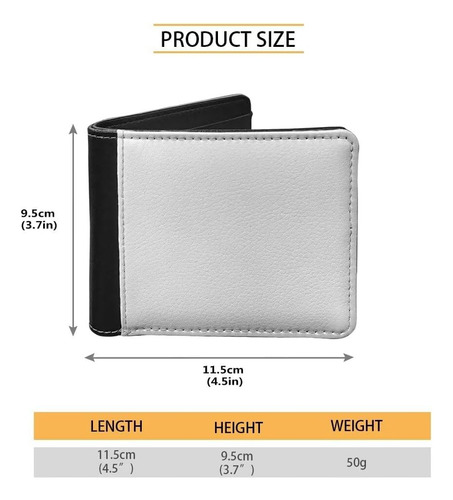 Uinddwcb Cartera Plegable Para Hombre Estilo Gótico Monedero