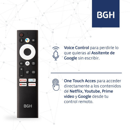 Imagen 6 de 7 de Smart Tv Bgh 32'' Hd Control Por Voz Y Android Tv B3222s5a