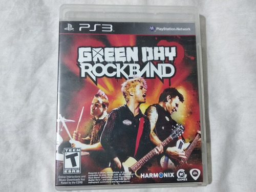 Rock Band Green Day Juegos Ps3 Discos Playstation Rockband