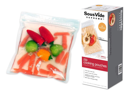 Bolsas Para Cocinar Con Cremallera Sousvide Supreme, 8 X 12 