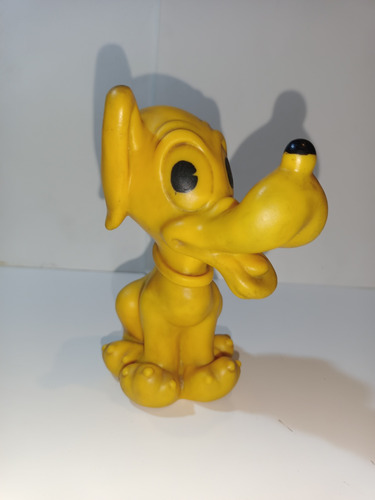 Juguete Antiguo Goma Pluto Disney 