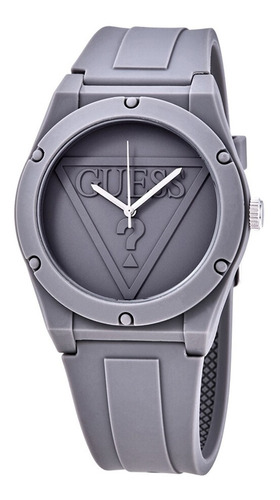 Reloj Pulsera Guess Unisex De Silicona Gris Mate Febo