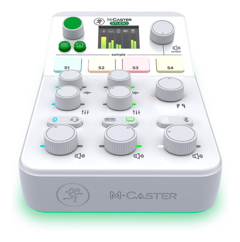 Mezcladora De Estudio Para Streaming Mixcaster Studio Wh Mac