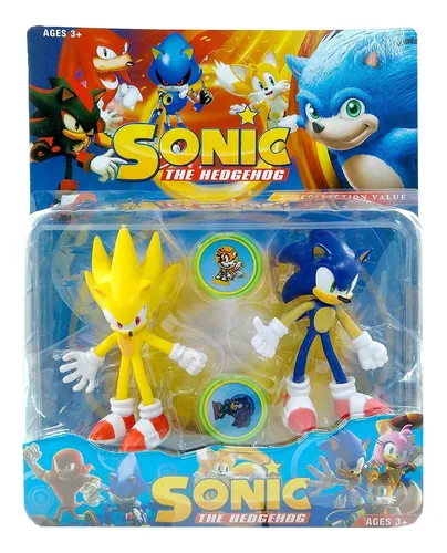 Set De Figuras Sonic The Hedgehog X2 Muñecos Coleccionables