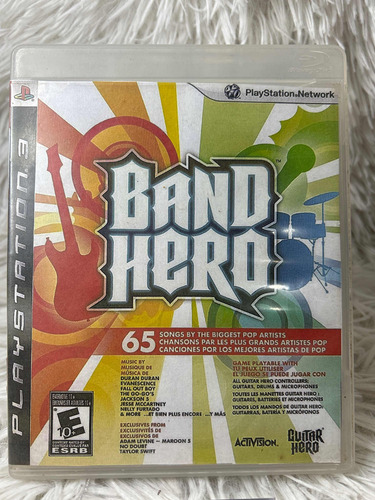 Jogo Band Hero Ps3 (capa Reimpressa) (Usado)