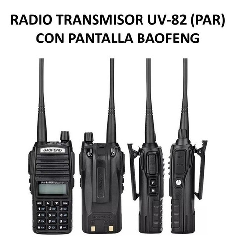 Radio Transmisor Walkie Talkie Uv-82 (par) Baofeng