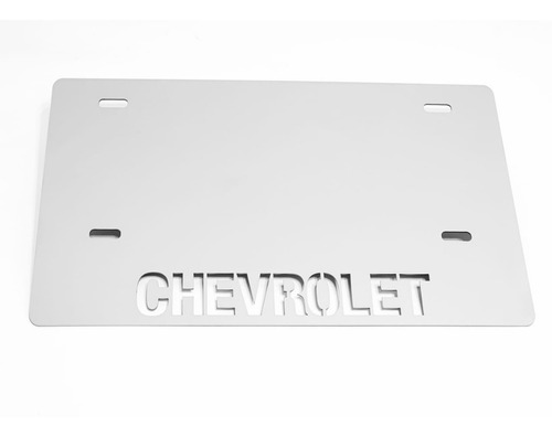 Portaplaca Chevrolet Chevrolet Portaplaca Acero Inox