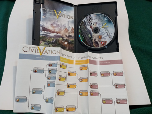 Civilization V Sid Meier's Video Juego Pc Dvd-rom (Usado)