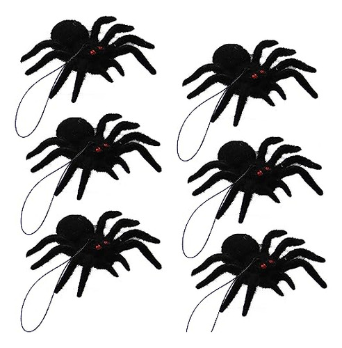 Halloween Hanging Spiders, Realistic Looking Hairy Spid...