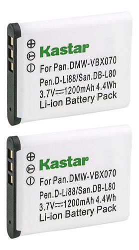 Kastar Vbx070 - Batería Para Pentax D-li88 Panasonic Vw-vb.