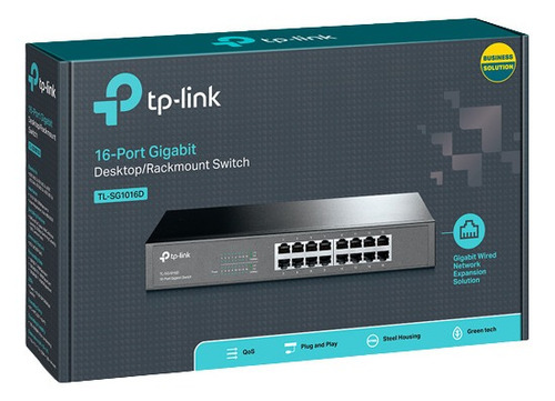 Switch De 16 Puertos Gigabit 10/100/1000 Mbps Tl-sg1016d