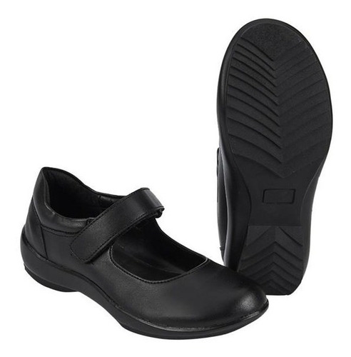 Imagen 3 de 6 de Zapatos Mujer Escolares Negro Mundo Terra 022116