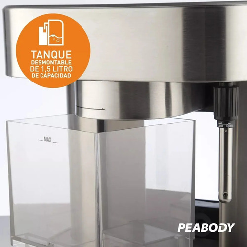 Cafetera Digital Peabody 1.7 Lts con timer PE-CT4207
