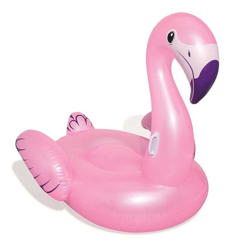 Boia Inflável Para Piscina De Adulto Flamingo Luxo Bestway