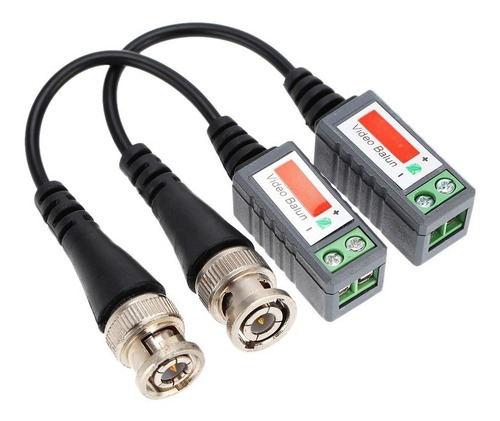 Imagen 1 de 1 de Balun Pasivo Video Bnc A Utp Cctv Cámaras X Par