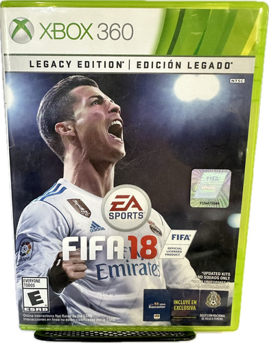 Fifa 18 | Xbox 360 Original (Usado)