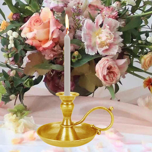 Candelabro Con Mango De Hierro, Candelabro, Arte,