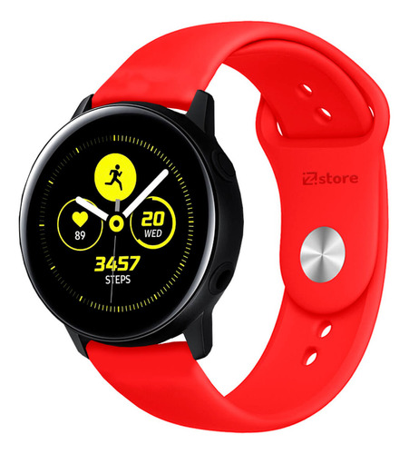 Correa Compatible Samsung Galaxy Watch Active Rojo Br 20m