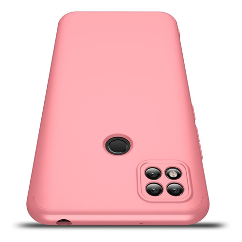 Capa Capinha 360 Fosca Para Xiaomi Redmi 10a Anti Impacto Cor Rosa