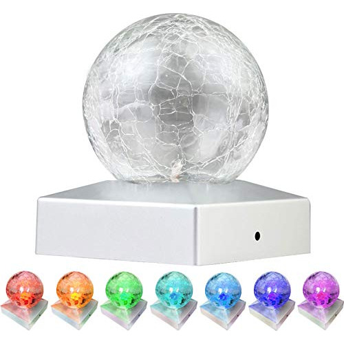 Set 4 Esferas Lámparas Solares Decorativas Led Rgb De Jardín Color Changing