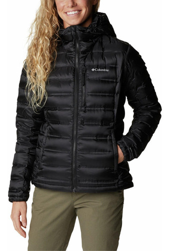 Casaca Columbia Pebble Peak Down Hooded Jacket Negro