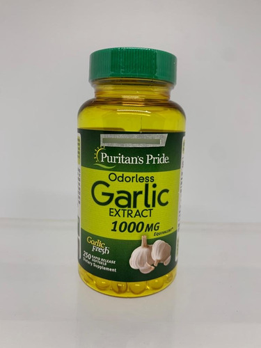 Venc Oct 2023 Garlic Extract 1000mg - 250 Uds Puritans Pride