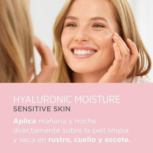 Crema Isdin Hyaluronic Moisture Piel Sensible 50g Sensible Día/noche