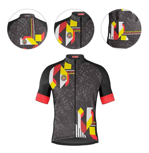 Camisa Sport Pepper Masculina Poblano Preta Ciclismo 22