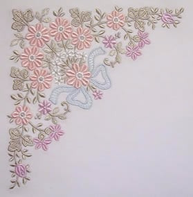 Matriz Bordado Zc3202 Bordas E Cantos Florais