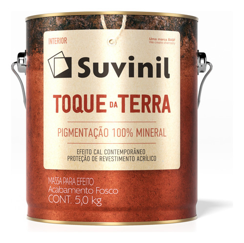 Massa Para Efeitos Toque Da Terra 5kg Suvinil Escolha A Cor