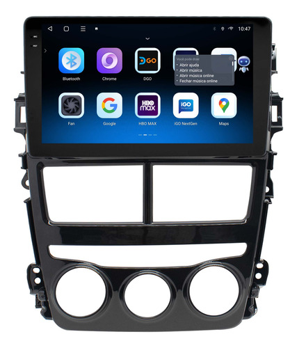 Multimidia Toyota Yaris 9p Android 14 2gb Octacore Voz 4g