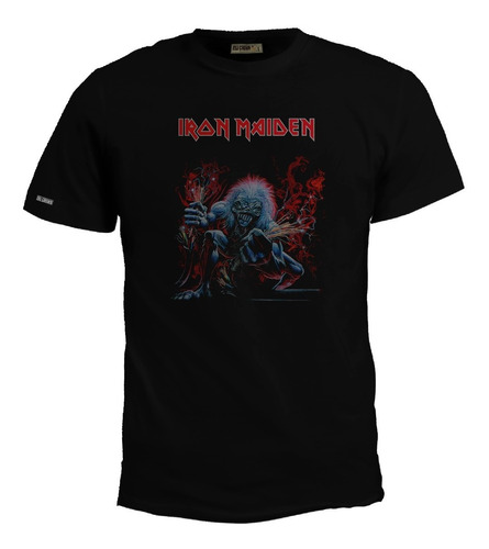 Camiseta Iron Maiden Poster Banda Rock Metal Bto