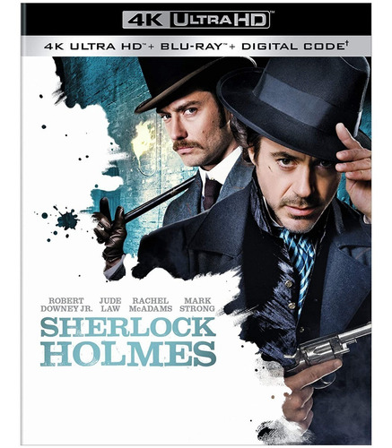 Blu Ray 4k Sherlock Holmes 1 Y 2 P Unitario Original 
