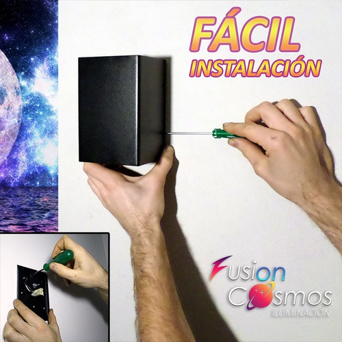 Imagen 5 de 10 de Aplique Difusor Diseño Bidireccional Pared Exterior Pack X11