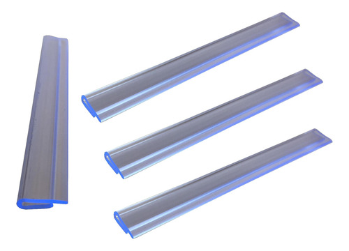 Imagen 3 de 9 de Protector Puerta U Transparente Para Vehiculos 4 Piezas Para